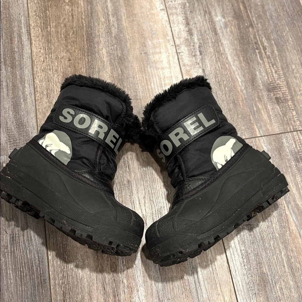 Sorel Black Snow Boots